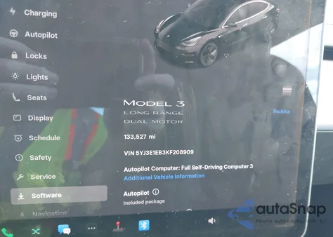 2019 Tesla Model 3 Long Range/Performance from USA, damaged, VIN 5YJ3E1EB3KF208909